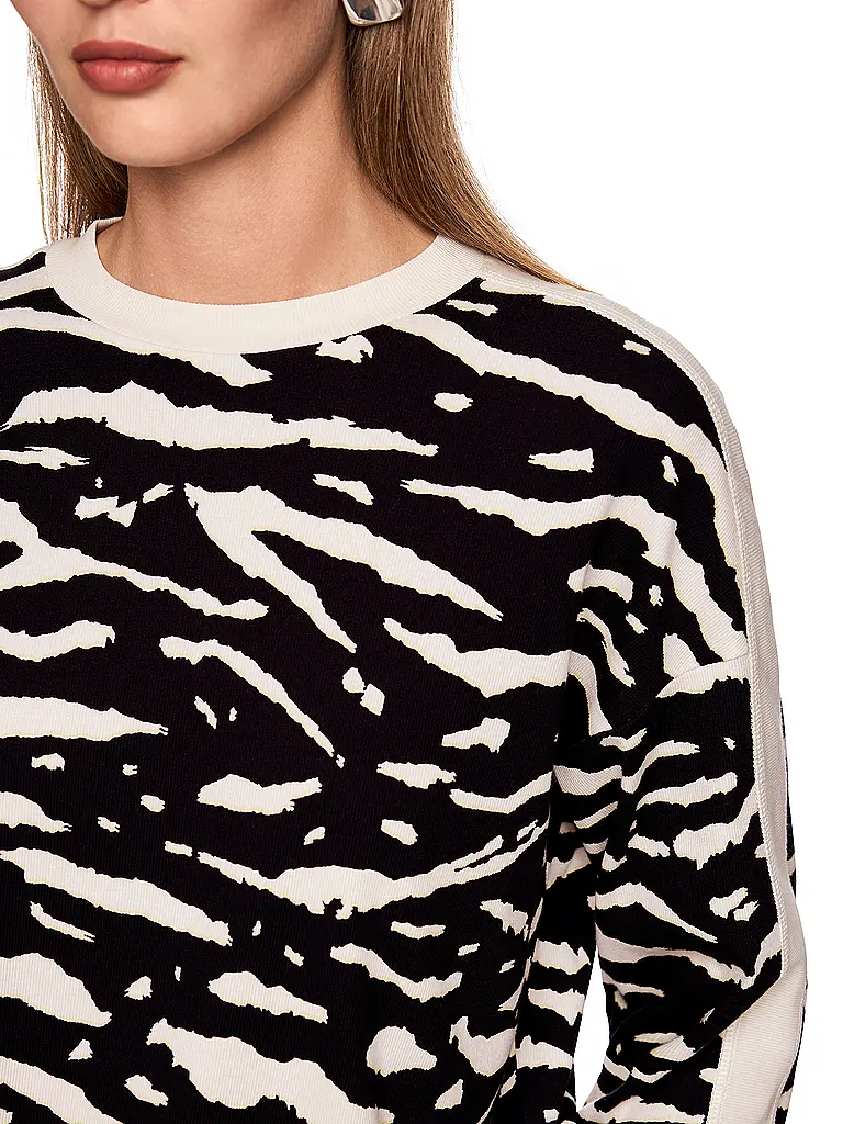 MARC CAIN | Camiseta de manga larga | Negro