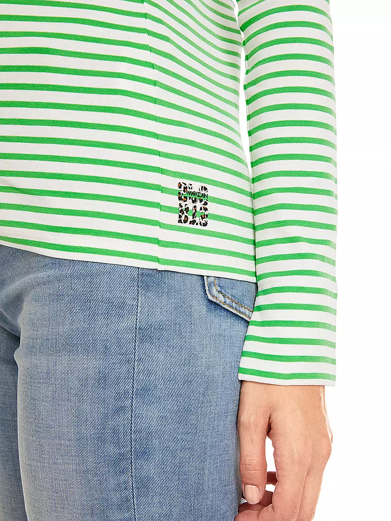 MARC CAIN | Camiseta de manga larga | Verde