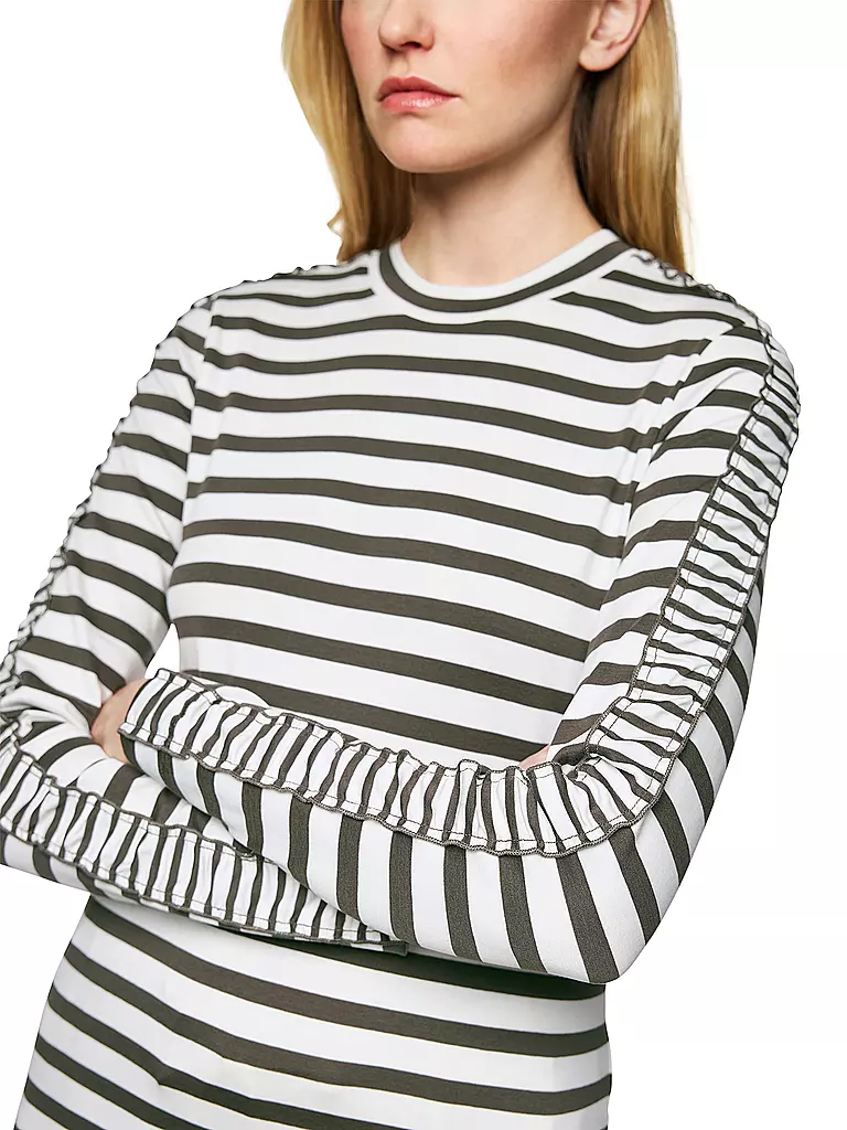 MARC CAIN | Camiseta de manga larga | Oliva