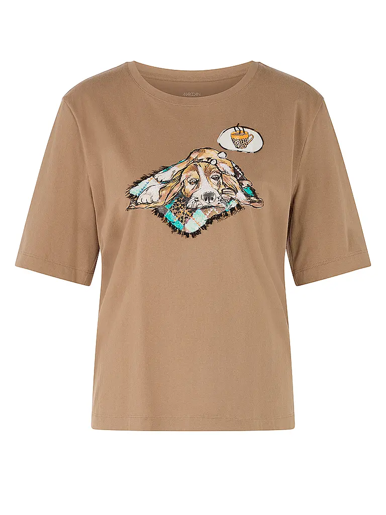 MARC CAIN | Camiseta | Marrón claro
