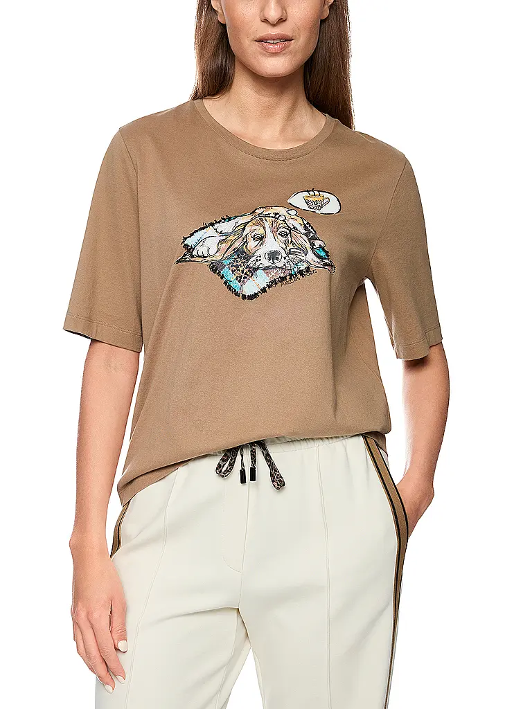 MARC CAIN | Camiseta | Marrón claro