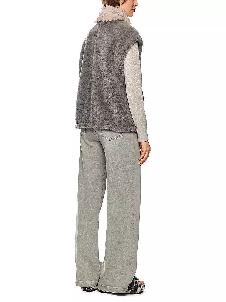 MARC CAIN | Chaleco con aspecto de piel | 