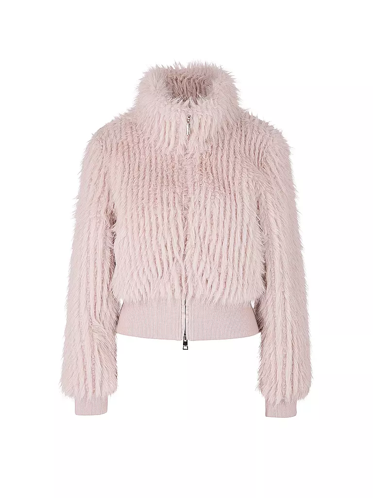 MARC CAIN | Chaqueta con aspecto de piel | hellgrau