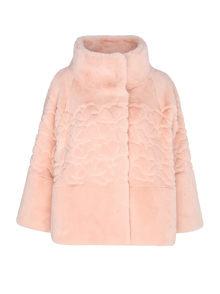MARC CAIN | Chaqueta con aspecto de piel | rosa