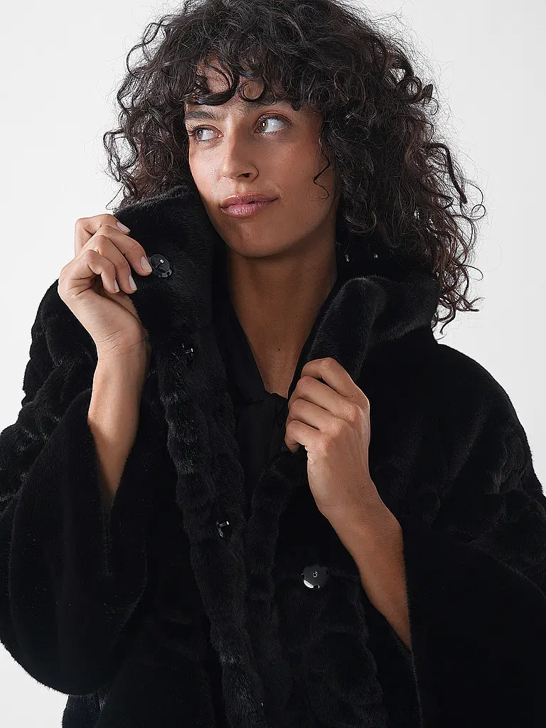 MARC CAIN | Chaqueta con aspecto de piel | 