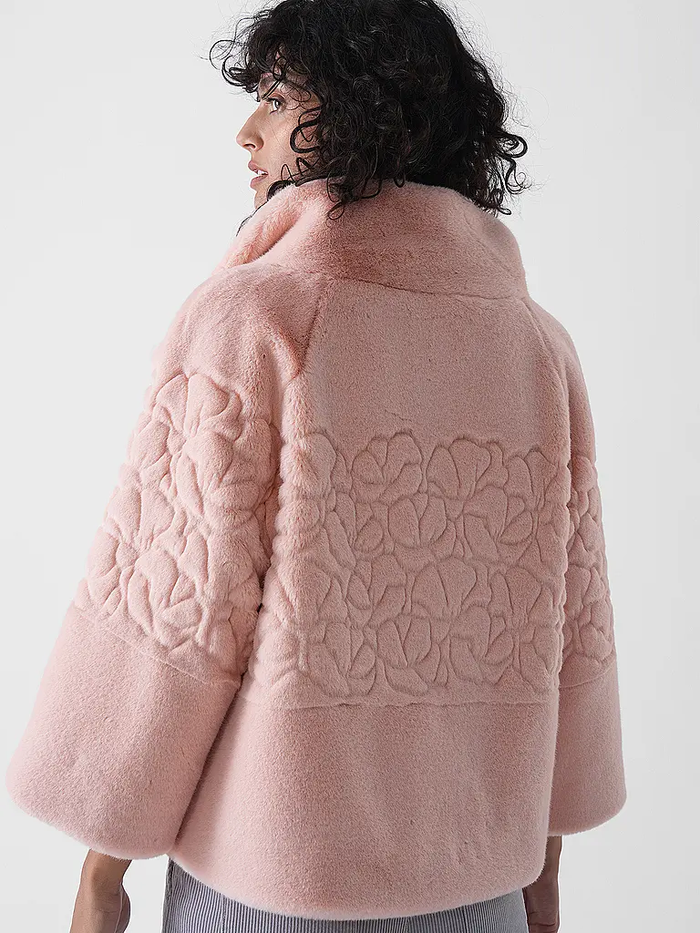 MARC CAIN | Chaqueta con aspecto de piel | rosa