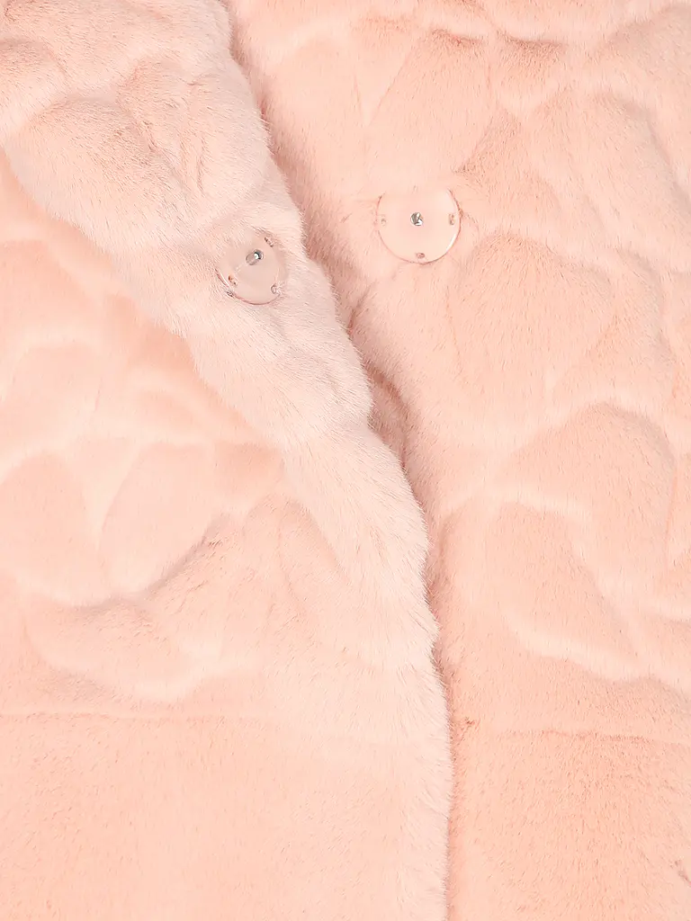MARC CAIN | Chaqueta con aspecto de piel | rosa