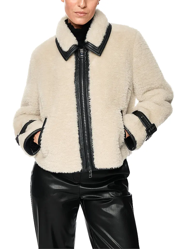 MARC CAIN | Chaqueta de aspecto de piel | 