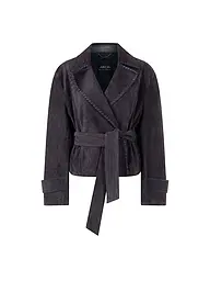 MARC CAIN | Chaqueta de cuero | Azul oscuro