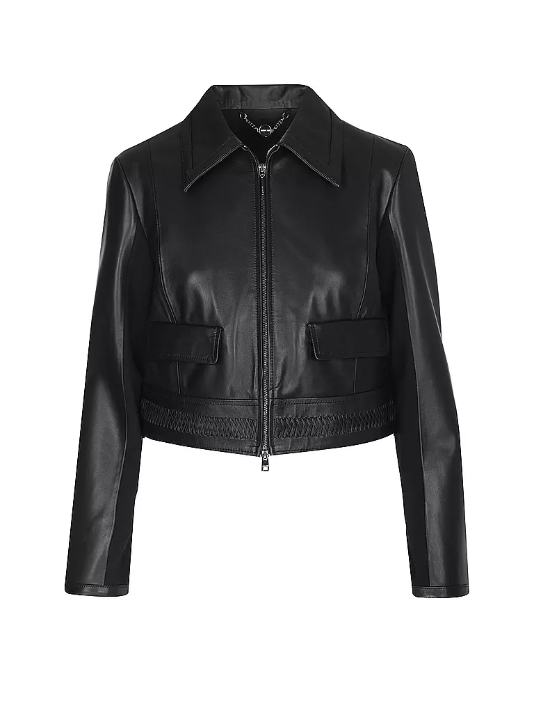 MARC CAIN | Chaqueta de cuero | Negro