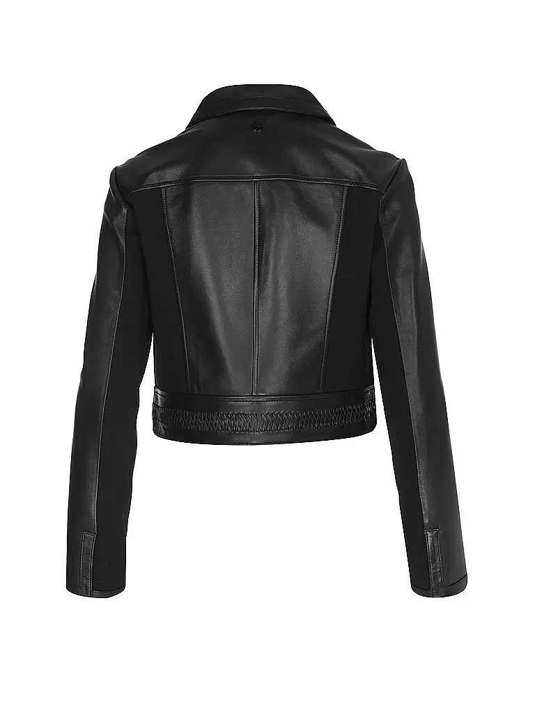 MARC CAIN | Chaqueta de cuero | Negro