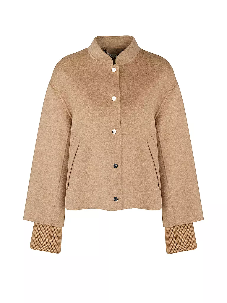 MARC CAIN | Chaqueta de lana | Beige