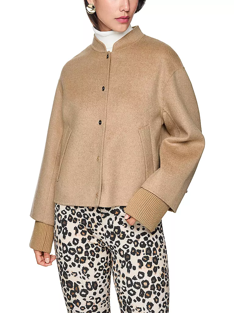 MARC CAIN | Chaqueta de lana | Beige