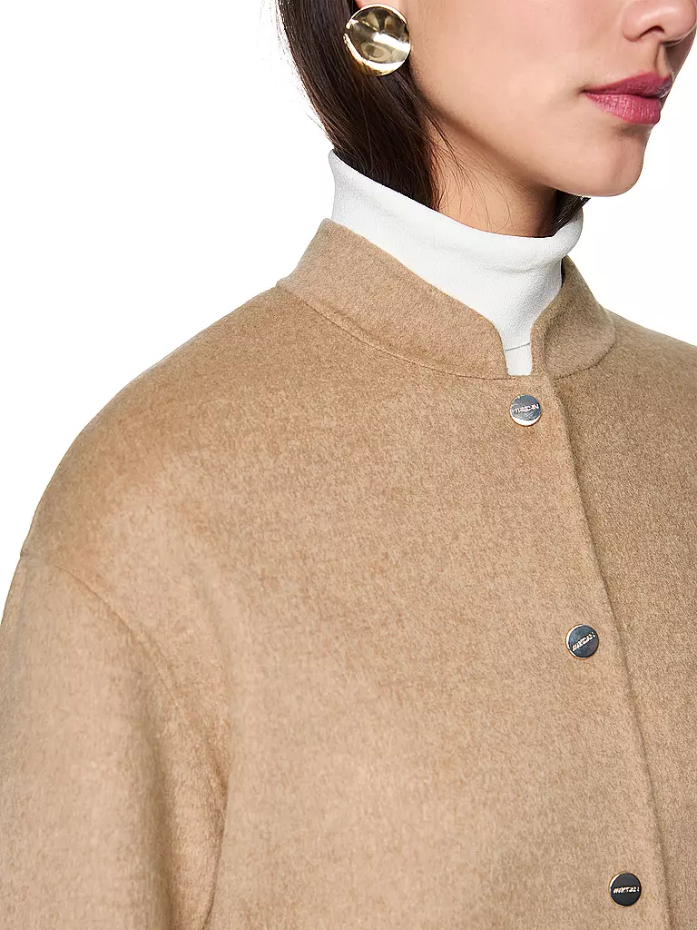 MARC CAIN | Chaqueta de lana | Beige