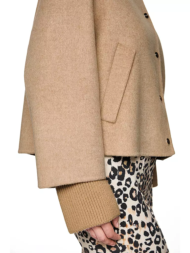 MARC CAIN | Chaqueta de lana | Beige