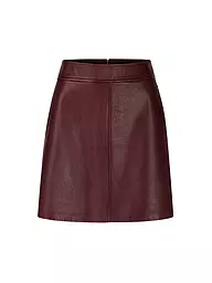 MARC CAIN | Falda de cuero | Marrón