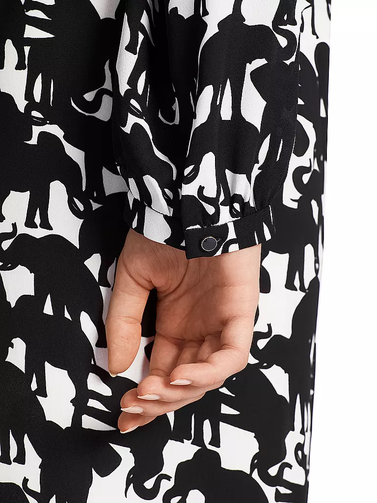 MARC CAIN | Hemdblusenkleid | Negro