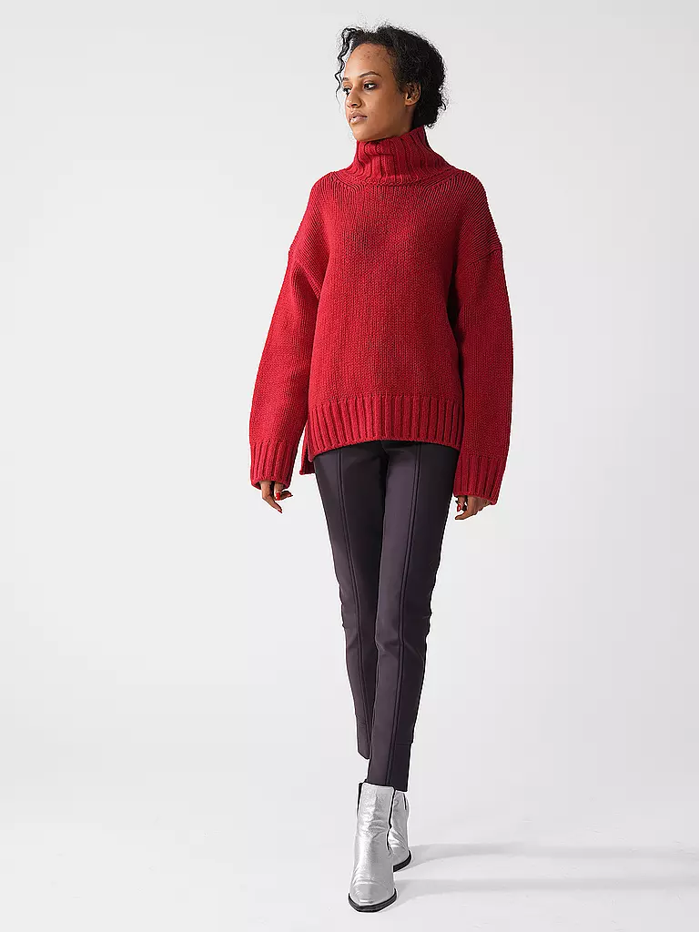 MARC CAIN | Highwaist Businesshose 7/8 SINNAR | Lila