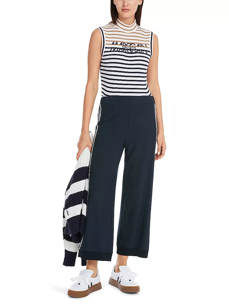 MARC CAIN | Hose Jogging Fit WELKOM | Azul oscuro