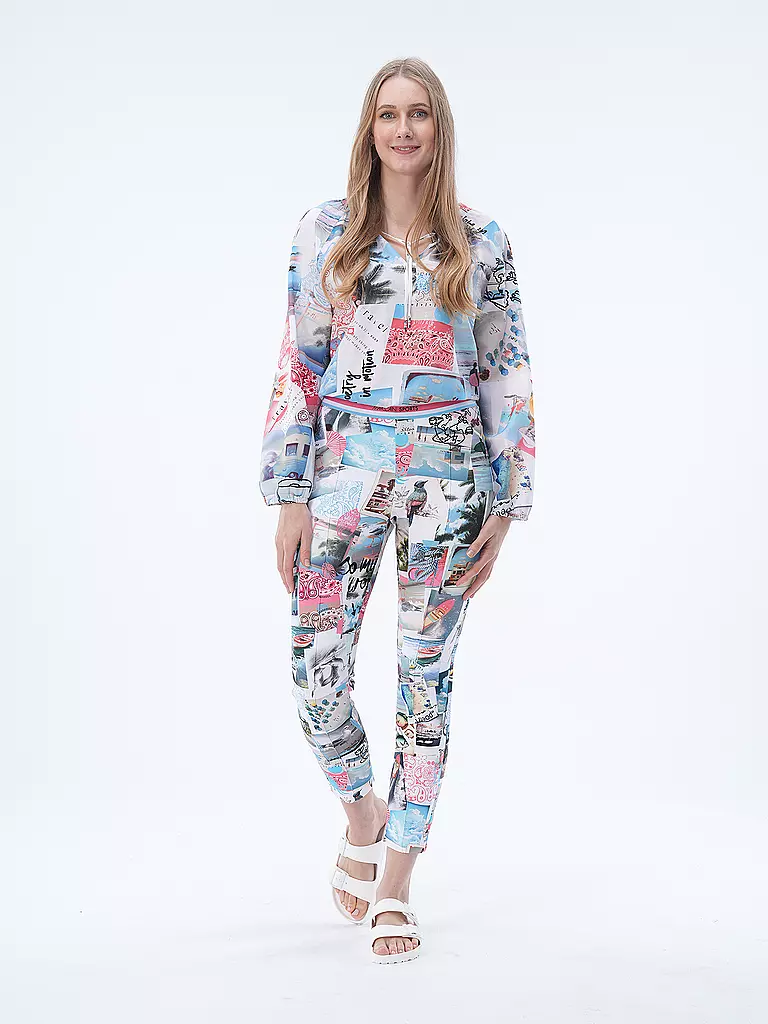 MARC CAIN | Hose Legging Slim Fit 7/8 SOFIA | Rojo