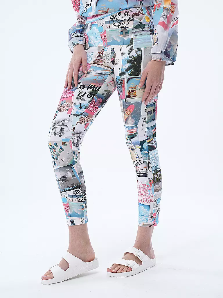 MARC CAIN | Hose Legging Slim Fit 7/8 SOFIA | Rojo