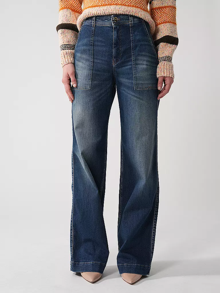 MARC CAIN | Jeans de pierna ancha WIGAN | Azul