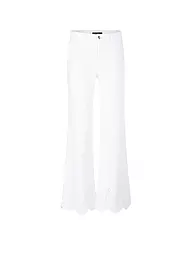 MARC CAIN | Jeans WARRI de corte ancho | Blanco