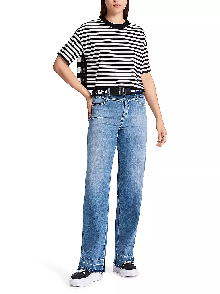 MARC CAIN | Jeans WIDE FIT HIGH WIGAN | Azul claro