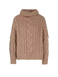 MARC CAIN | Jersey de cuello alto | Marrón