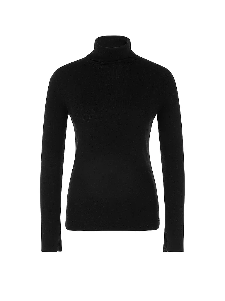 MARC CAIN | Jersey de cuello alto | schwarz