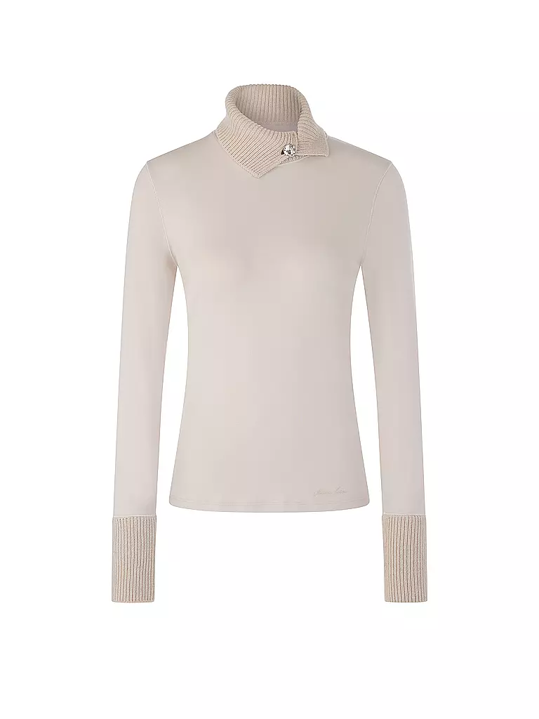 MARC CAIN | Jersey de cuello alto | Gris claro