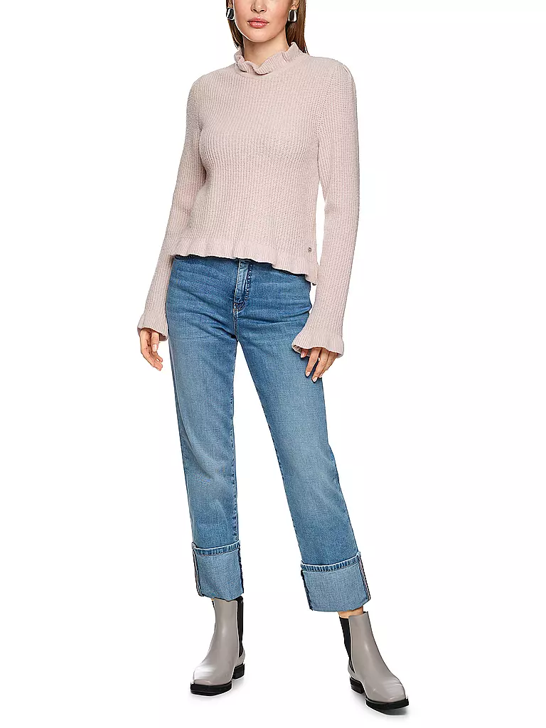 MARC CAIN | Jersey de cuello alto | Gris claro