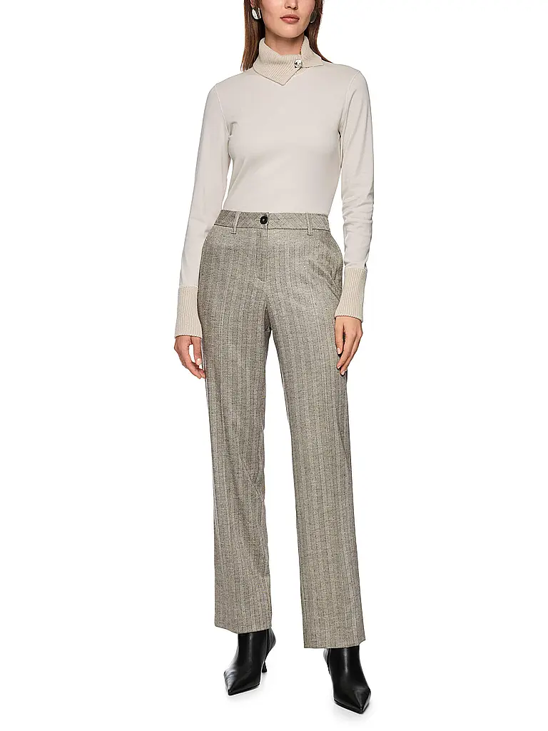 MARC CAIN | Jersey de cuello alto | Gris claro