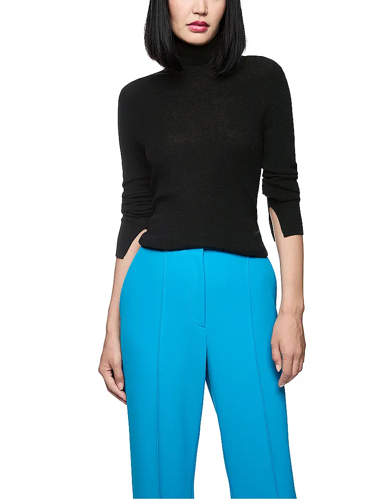 MARC CAIN | Jersey de cuello alto | schwarz