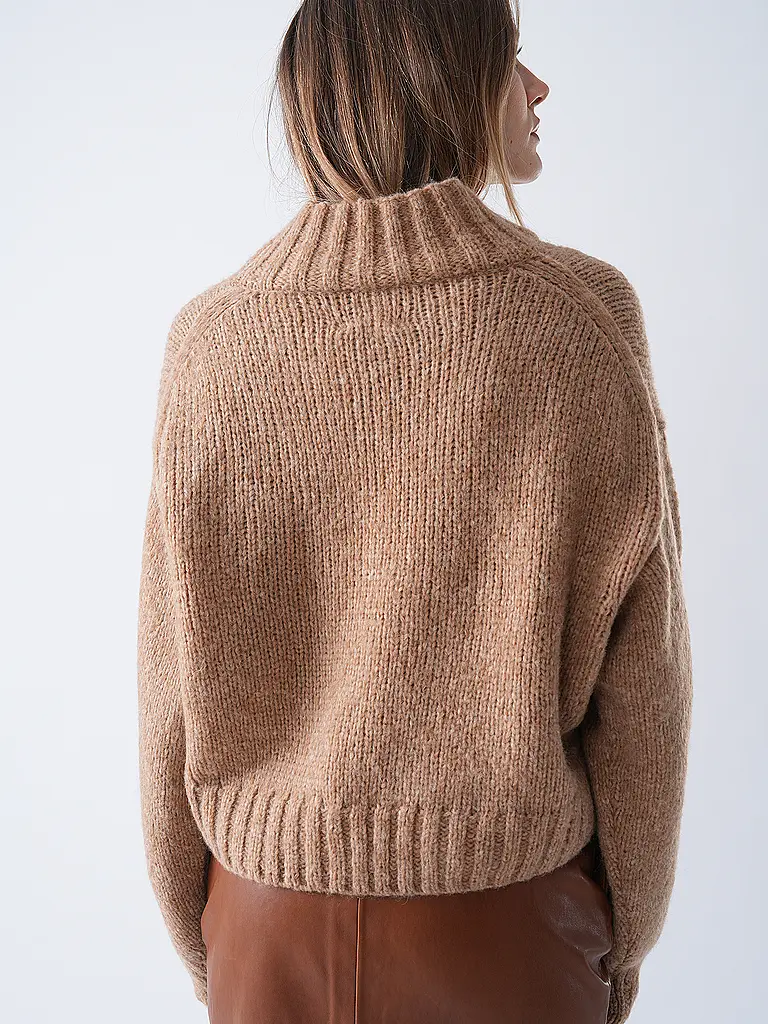 MARC CAIN | Jersey de cuello alto | beige