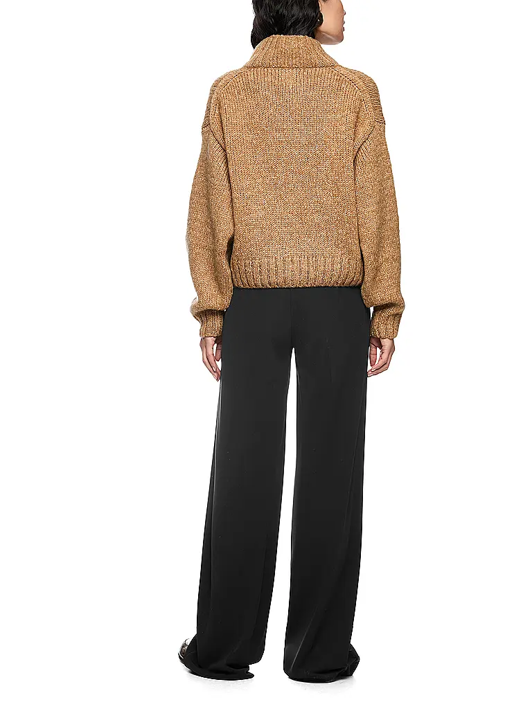 MARC CAIN | Jersey de cuello alto | beige