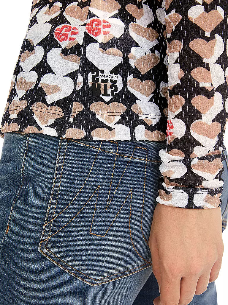 MARC CAIN | Langarmshirt | Azul oscuro