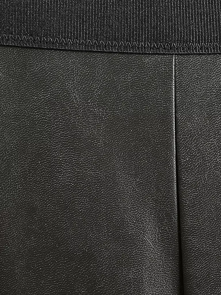 MARC CAIN | Leggings con aspecto de cuero | Marrón