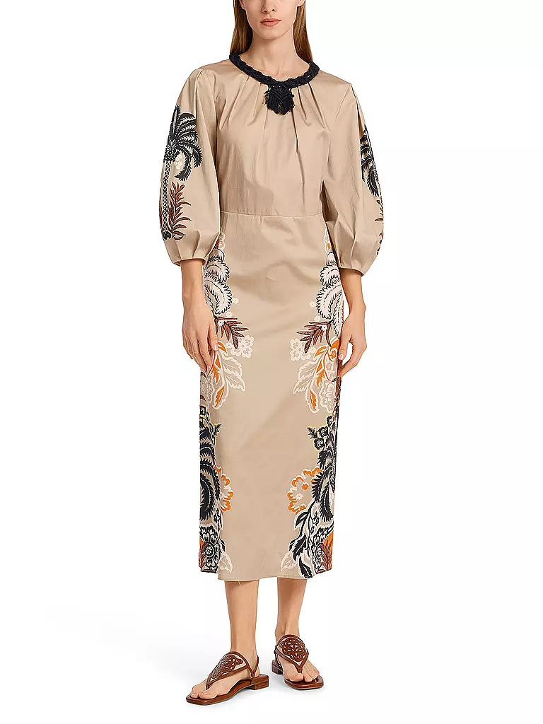 MARC CAIN | Maxi vestido | Beige