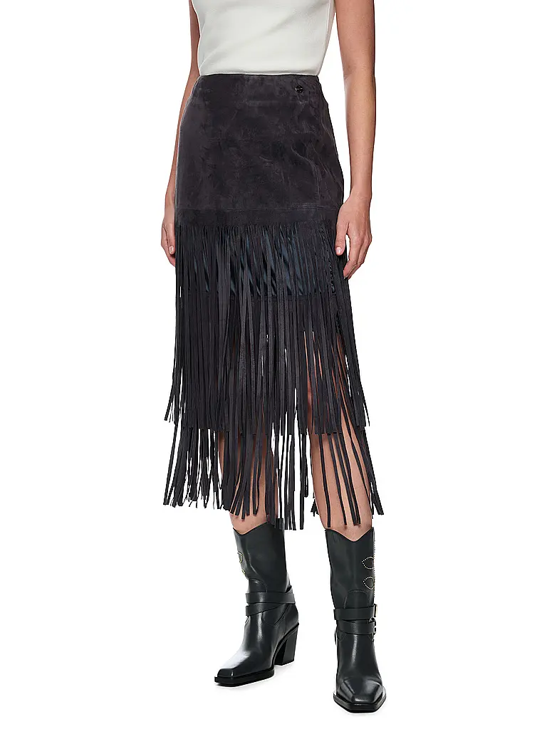 MARC CAIN | Maxifalda | Azul oscuro