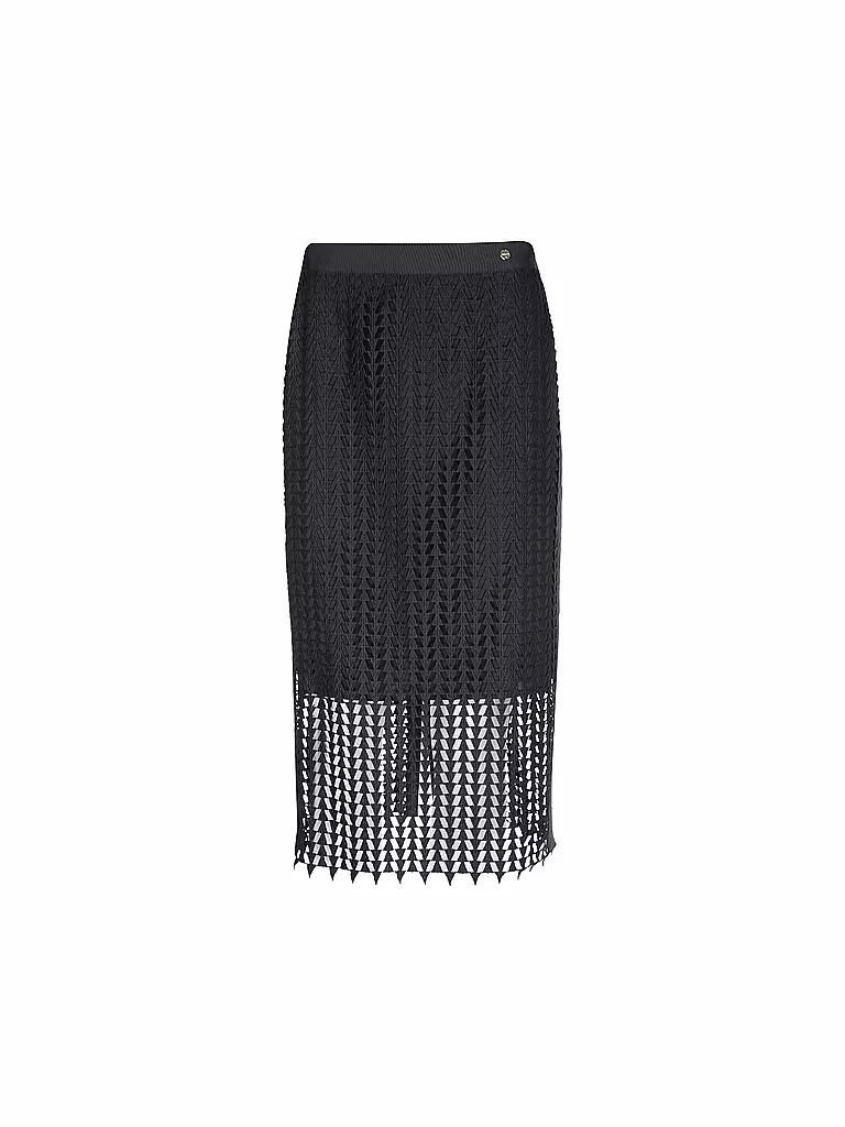 MARC CAIN | Midi falda | Azul oscuro