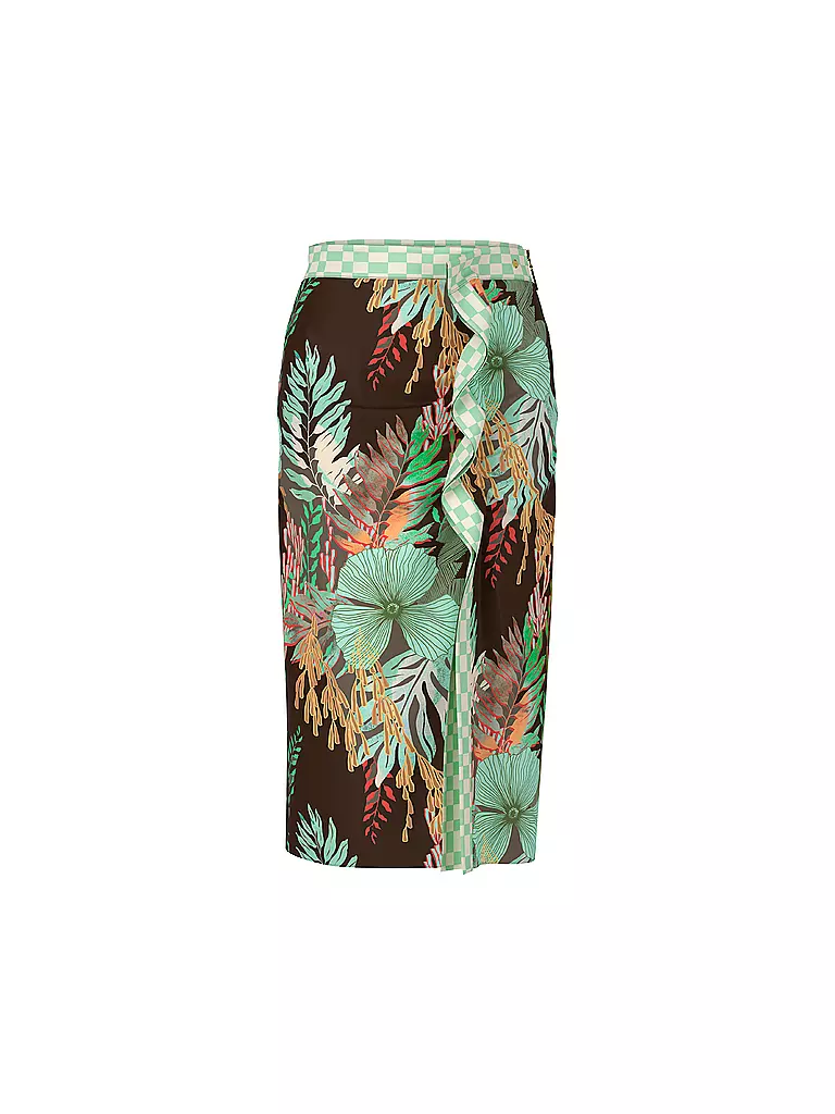 MARC CAIN | Midi falda | Marrón