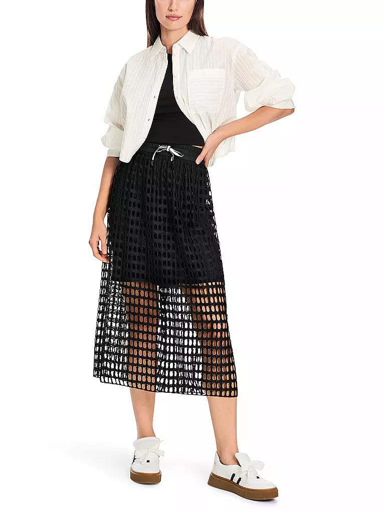 MARC CAIN | Midi falda | Negro