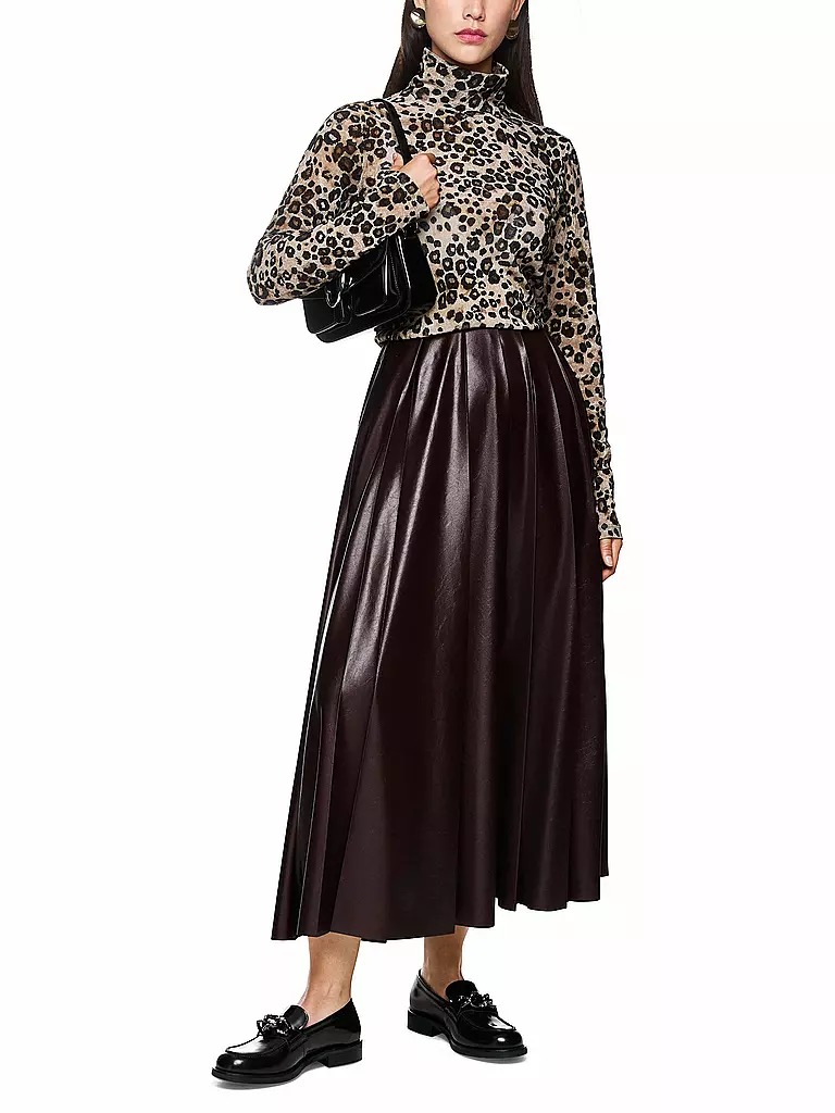MARC CAIN | Midi falda | Marrón