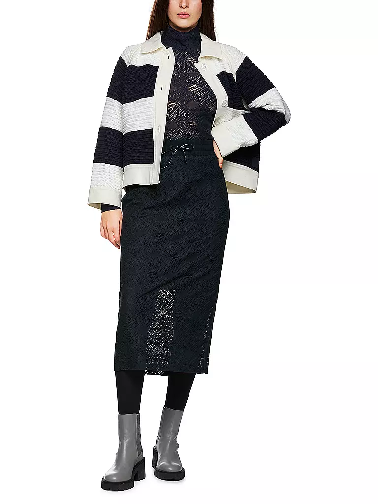 MARC CAIN | Midi falda | Azul oscuro