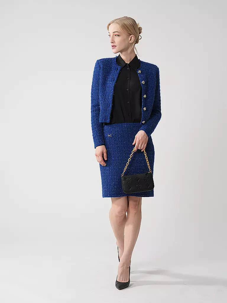 MARC CAIN | Mini falda | Azul oscuro