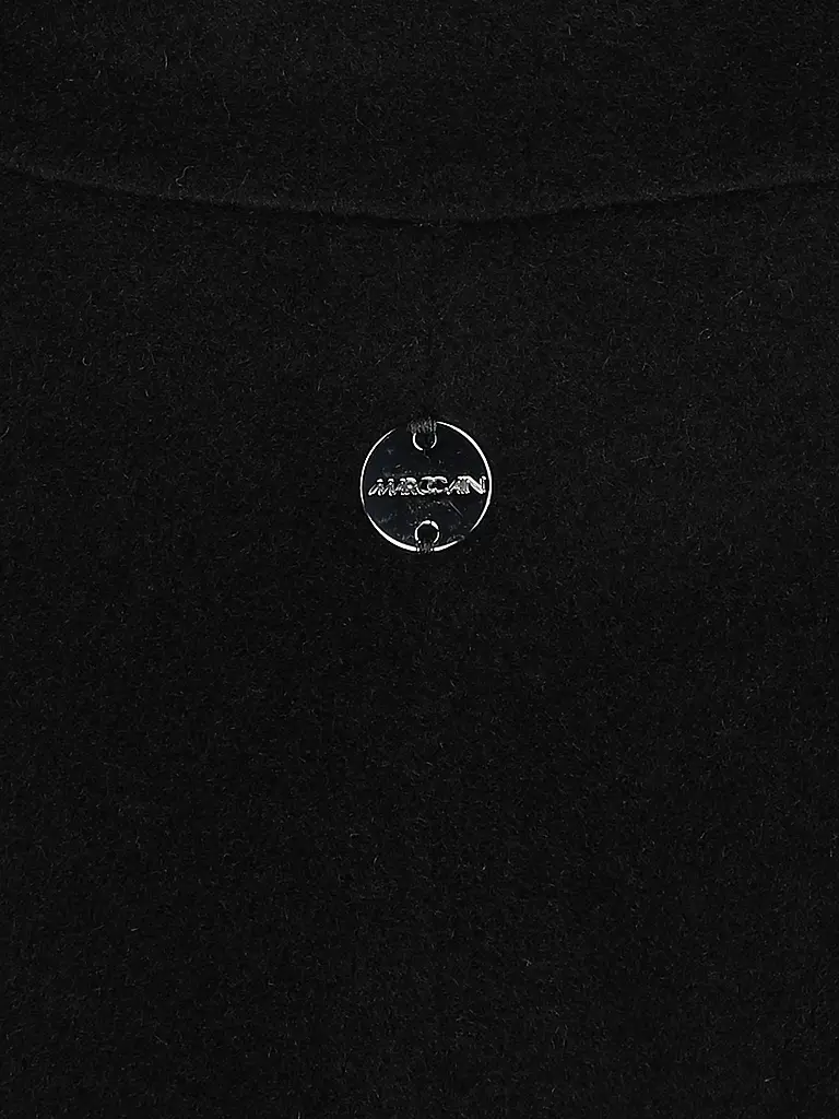 MARC CAIN | Nombre del producto: Abrigo de lana
Marca: MARC CAIN
Color: negro
Categorías: Moda, Mujer

Largo de manga: Manga larga
Material: Alpaca
Forma del cuello: Cuello de solapa
Diseño: Color liso
Corte (Prenda exterior): Suelto
Estilo: Glamour
Detalles: Bolsi | 