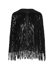 MARC CAIN | Nombre del producto: Chaqueta corta
Marca: MARC CAIN
Color: negro
Categorías: Moda, Mujer

Material: Poliéster / Poliamida, Elástico
Estilo: Glamur | Negro