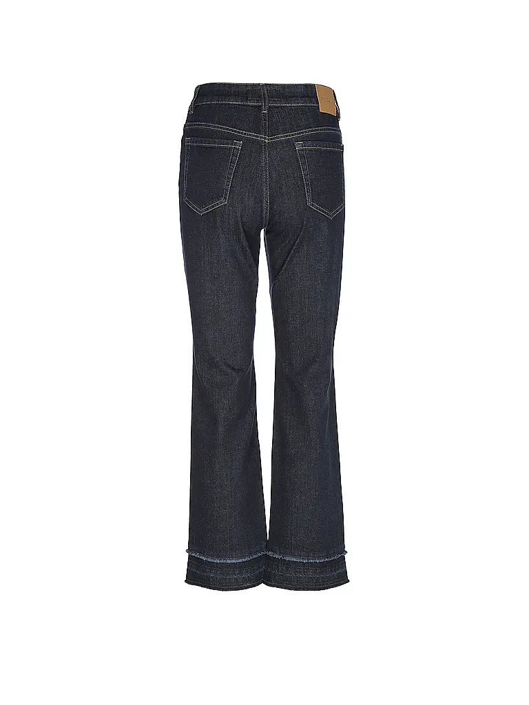 MARC CAIN | Nombre del producto: Jeans Flared Fit FORLI
Marca: MARC CAIN
Color: azul oscuro
Categorías: Moda,Mujer

Material: Denim,Algodón,Stretch
Estampado: Liso
Largo (Pantalones/Jeans): Largo normal
Estilo: Glamour
Altura de la cintura: Cintura media
Detalles:  | Azul oscuro