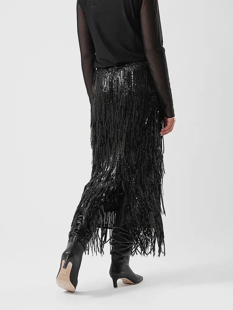 MARC CAIN | Nombre del producto: Maxifalda
Marca: MARC CAIN
Color: negro
Categorías: Moda, Mujer

Material: Poliéster / Poliamida, Elástico
Estilo: Glamur | Negro